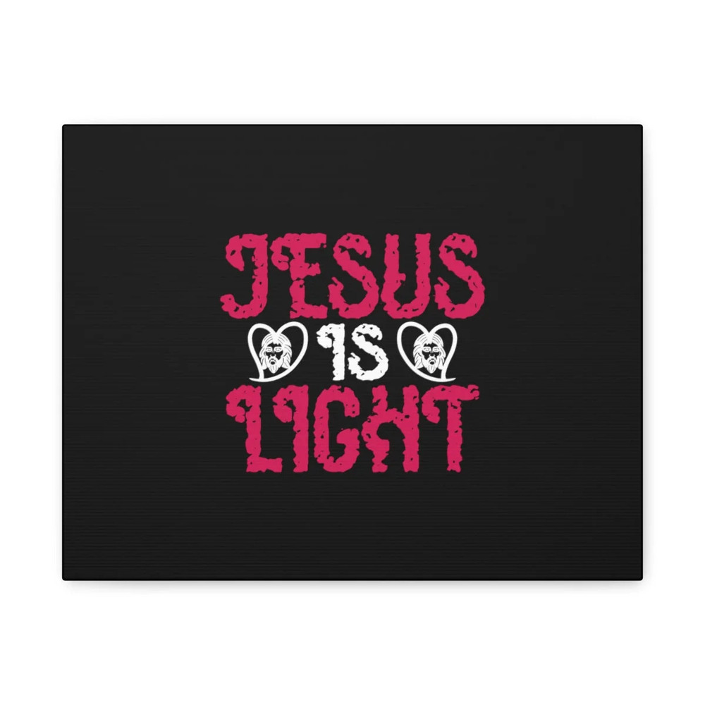 Scripture Walls John 8:12 Jesus Is Light Bible Verse Canvas Christian Wall Art